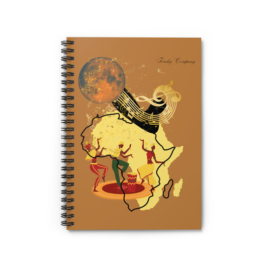 African Dance, Spiral Notebook - Ruled Line