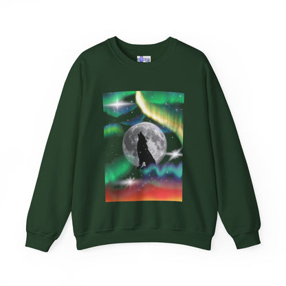 Northern Lights Vibe, Unisex Crewneck Sweatshirt