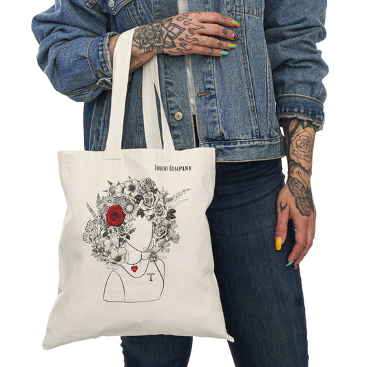 Red Rose Girl, Tote Bag