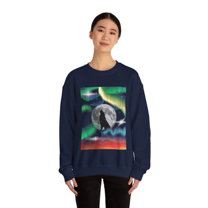 Northern Lights Vibe, Unisex Crewneck Sweatshirt