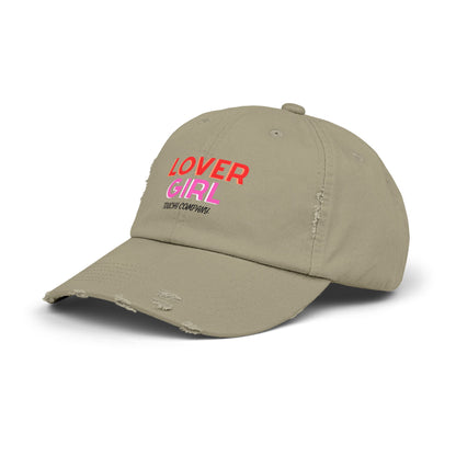 Lover Girl Unisex Distressed Cap