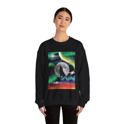 Northern Lights Vibe, Unisex Crewneck Sweatshirt