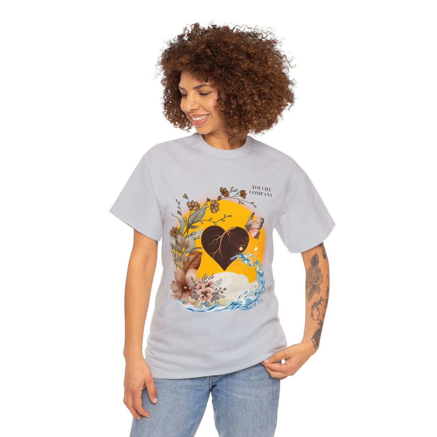 Brown Skin Heart, Unisex T-shirt