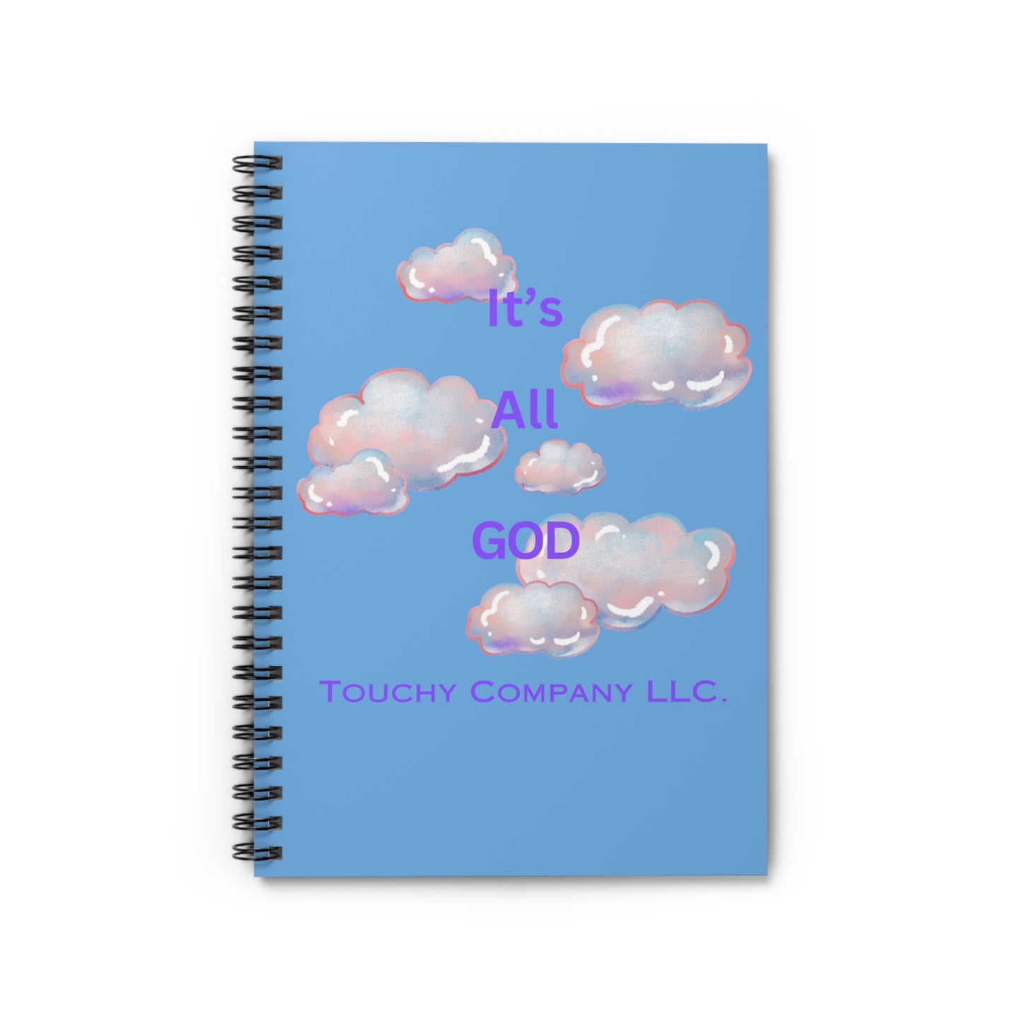 Its All God, Spiral Notebook - Ruled Line