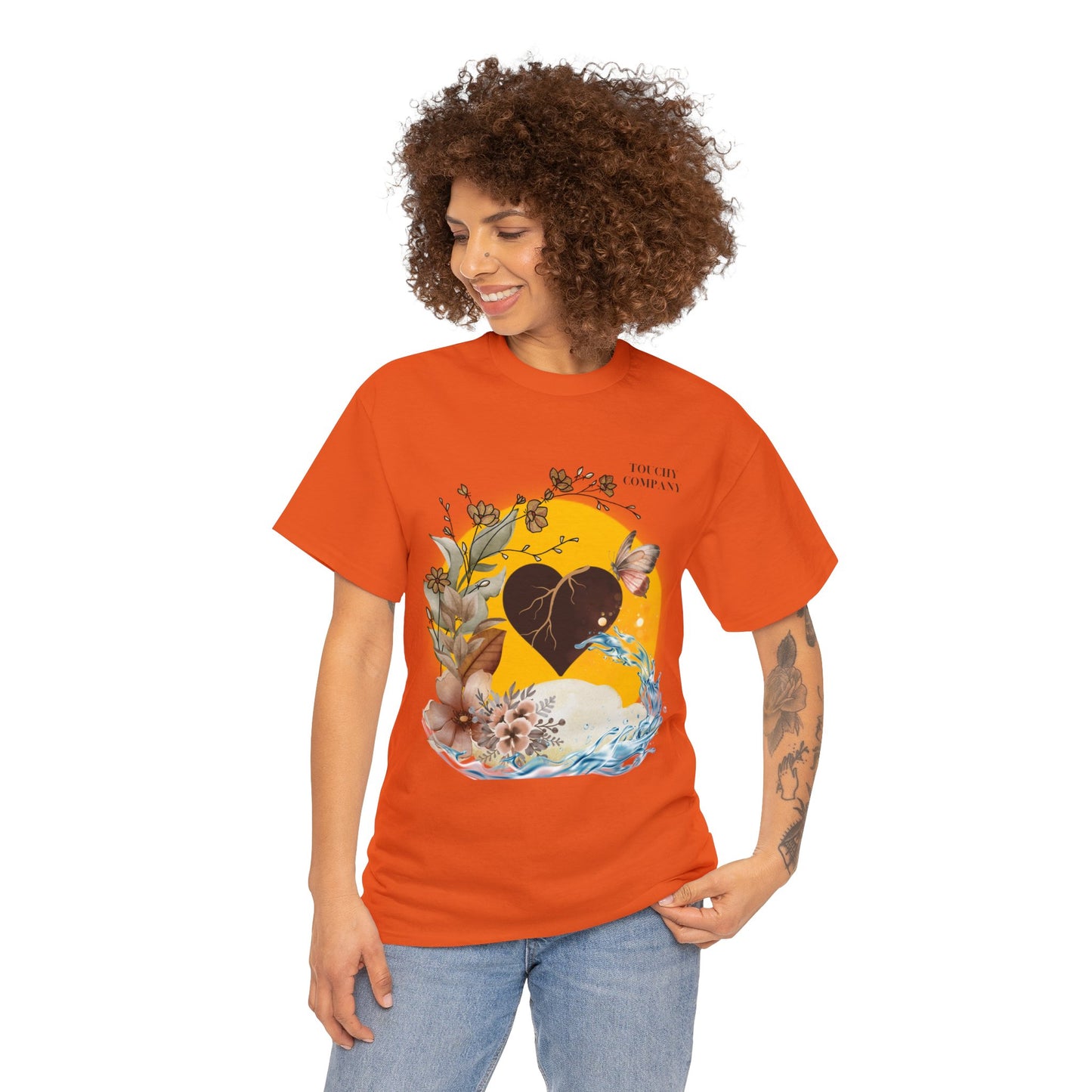 Brown Skin Heart, Unisex T-shirt