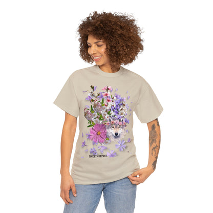 Flower Wolf, Unisex T-shirt