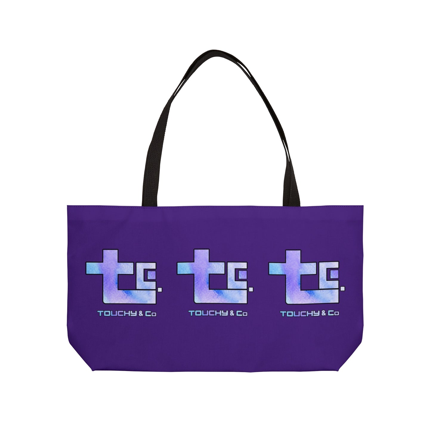 Touchy Co. Logo, Weekender Tote Bag