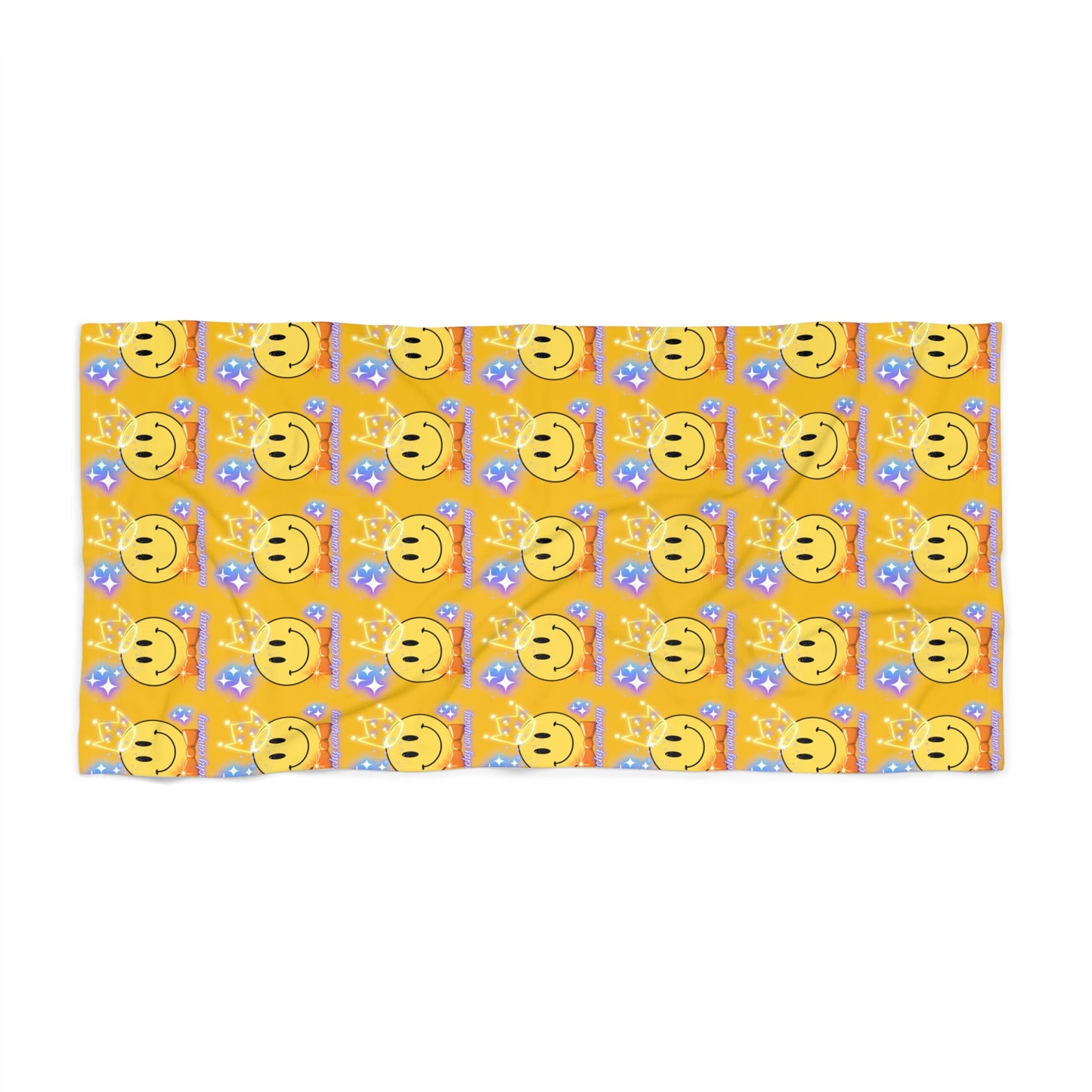 Smiley King, Beach Towel