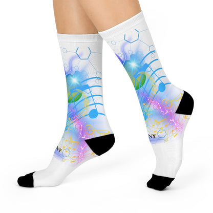 Space Music Crew Socks