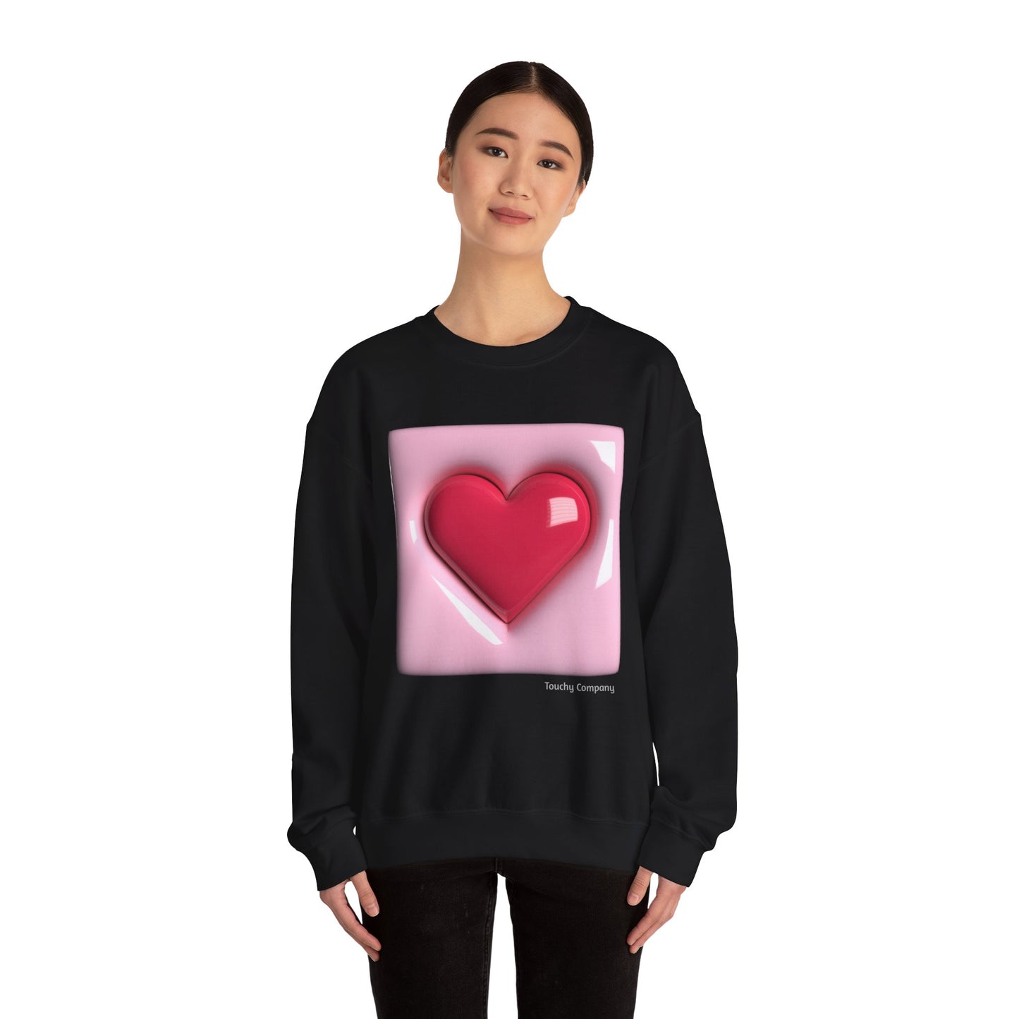 Bubble Heart, Unisex Crewneck Sweatshirt