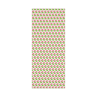 Green Face Gift Wrap Papers