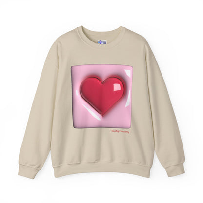 Bubble Heart, Unisex Crewneck Sweatshirt