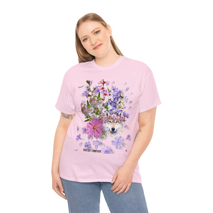 Flower Wolf, Unisex T-shirt