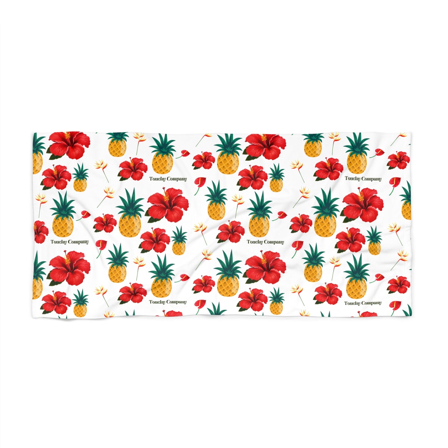 Hawaiian Pineapple Beach Towel