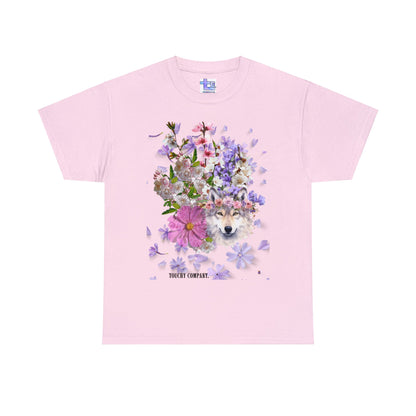 Flower Wolf, Unisex T-shirt