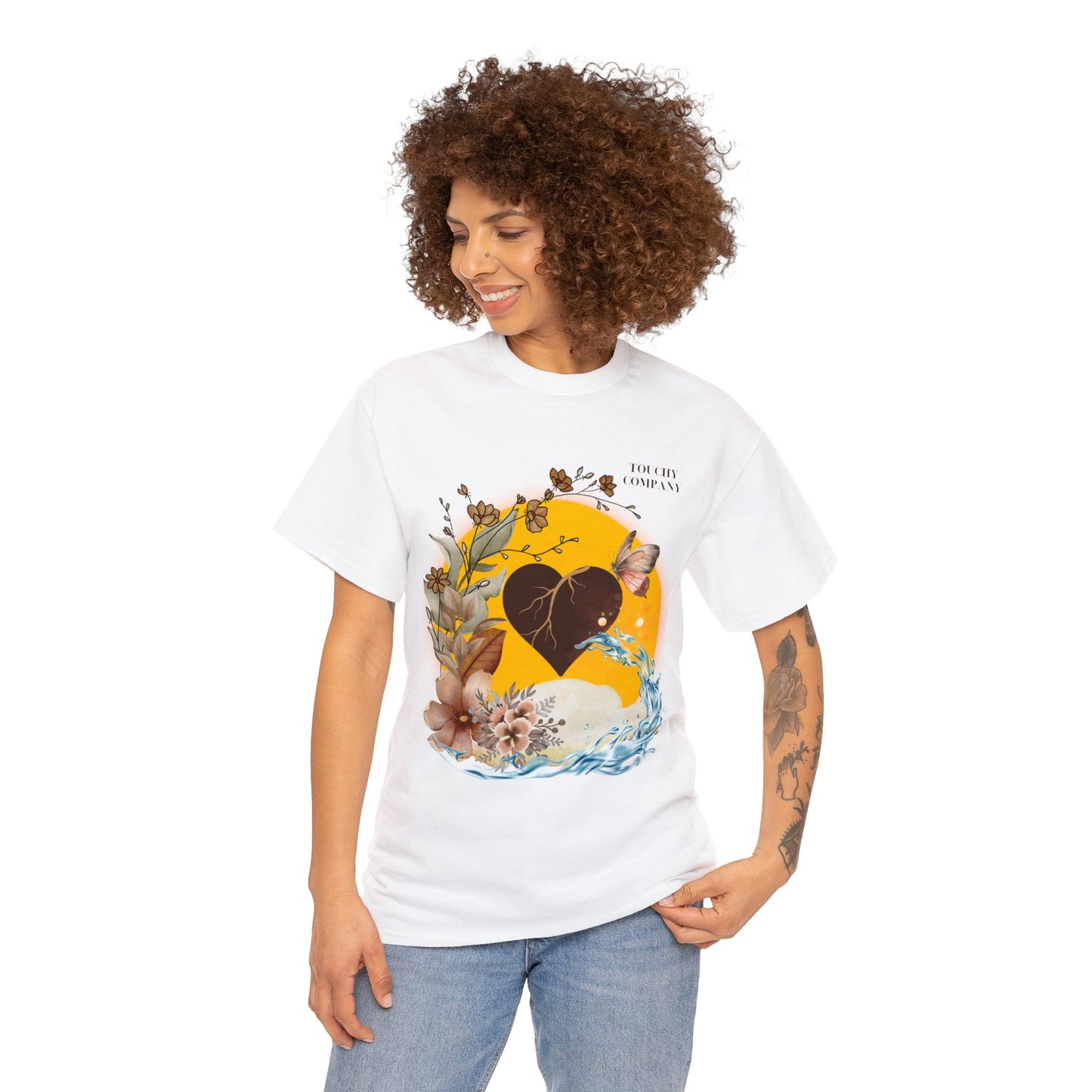 Brown Skin Heart, Unisex T-shirt