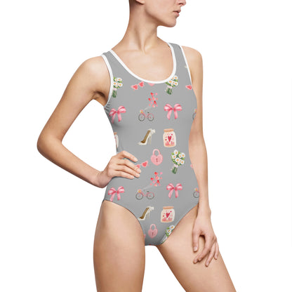 Love Notes, Classic One-Piece Swimsuit