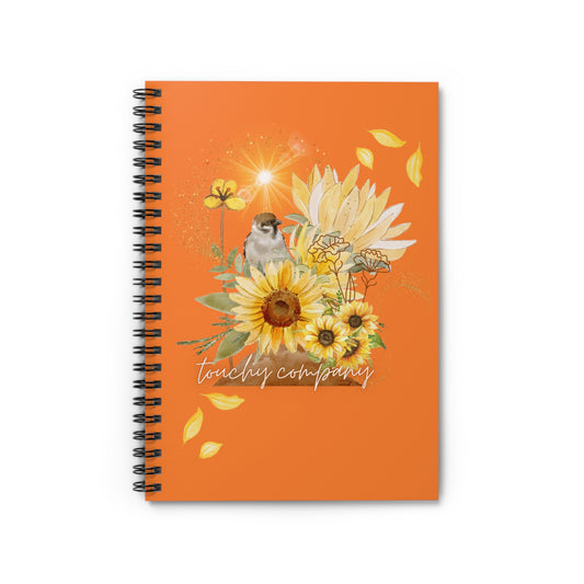 Sunflower, Spiral Notebook - Ruled Line