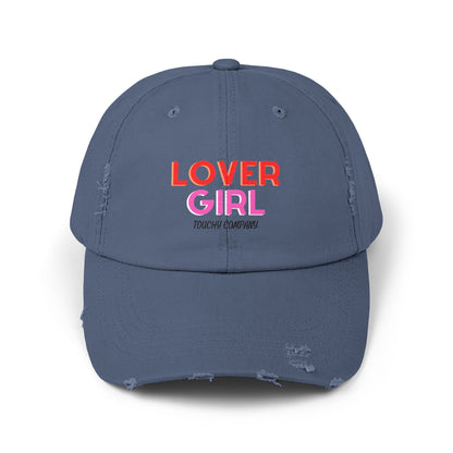 Lover Girl Unisex Distressed Cap