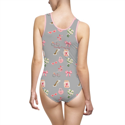 Love Notes, Classic One-Piece Swimsuit