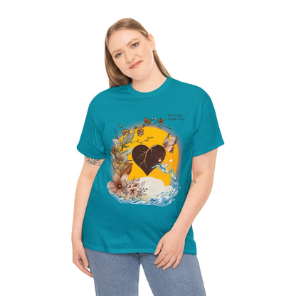 Brown Skin Heart, Unisex T-shirt