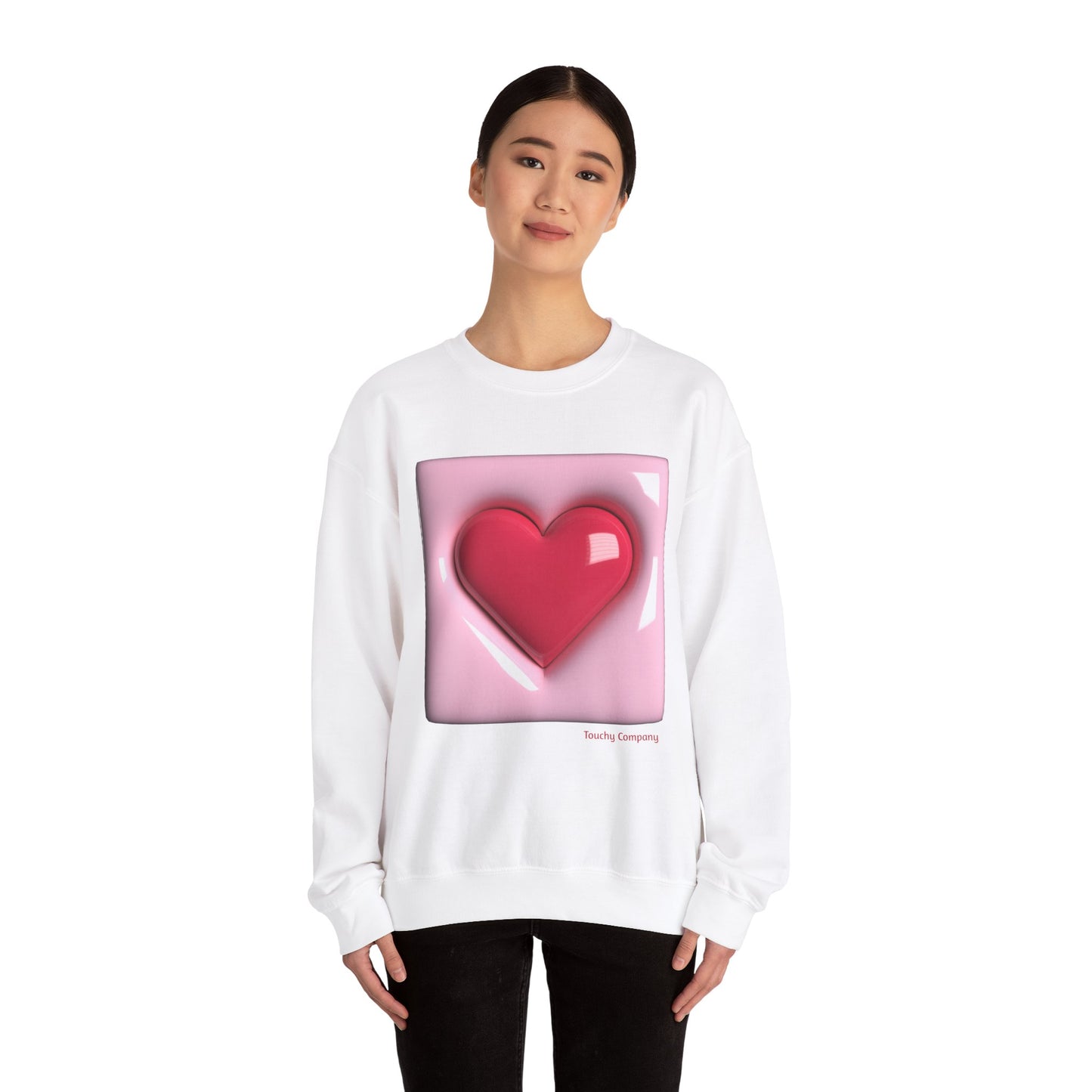 Bubble Heart, Unisex Crewneck Sweatshirt