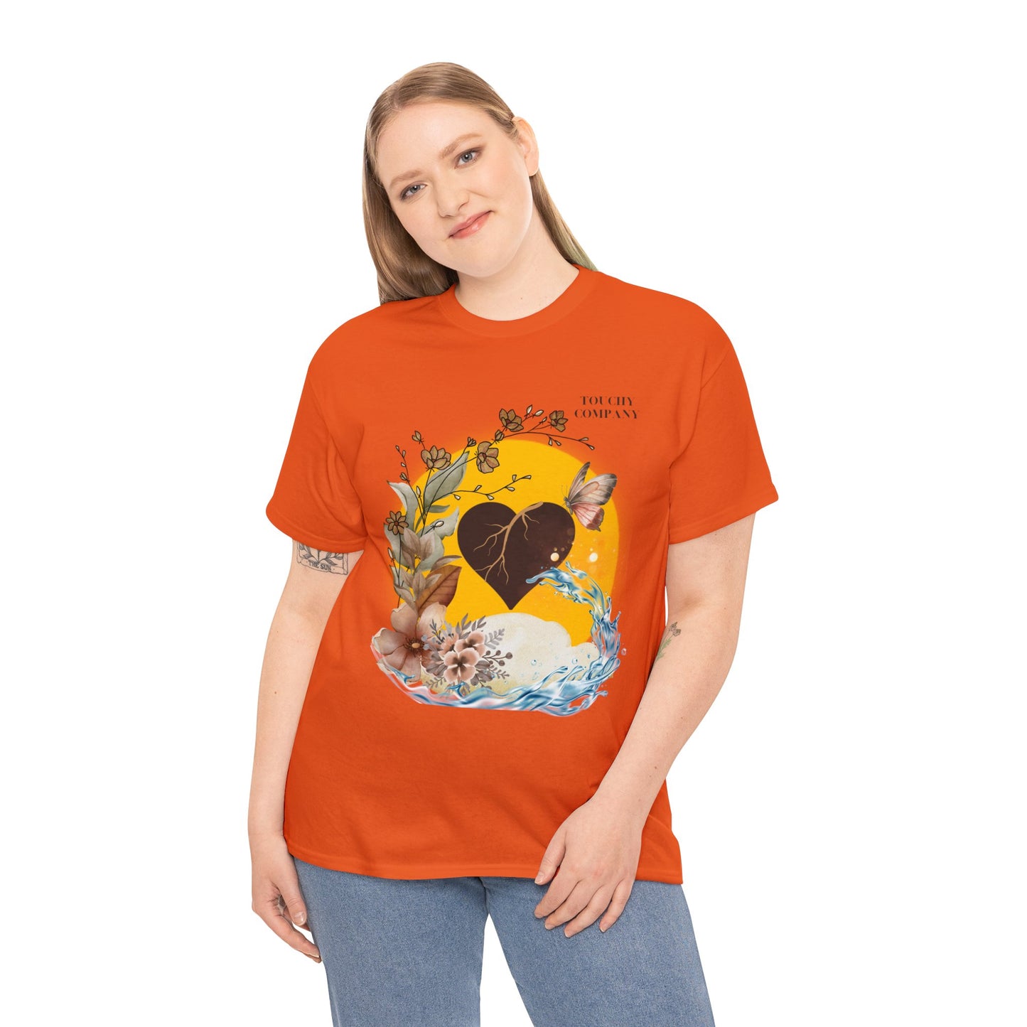 Brown Skin Heart, Unisex T-shirt