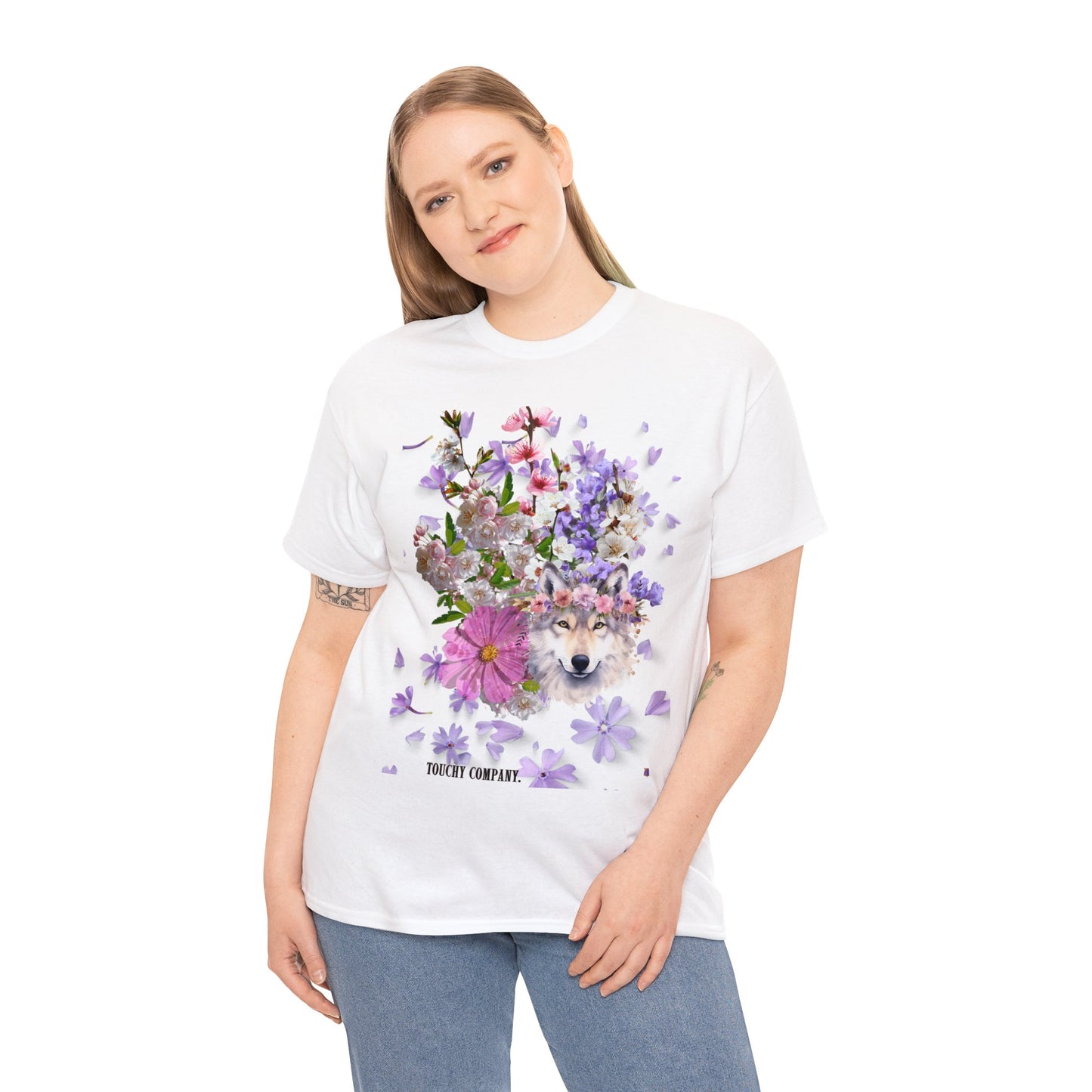 Flower Wolf, Unisex T-shirt