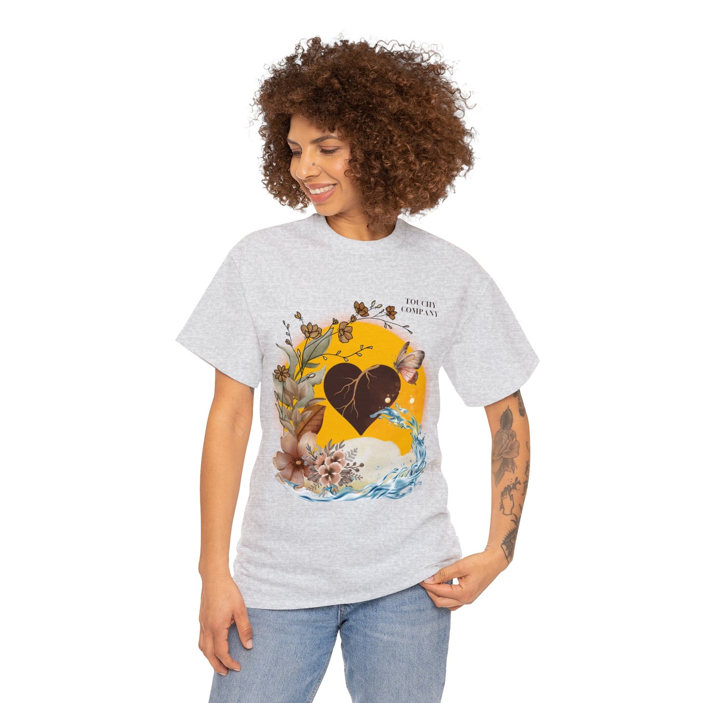 Brown Skin Heart, Unisex T-shirt