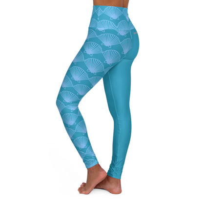 Shell Bae High Waisted Yoga Leggings