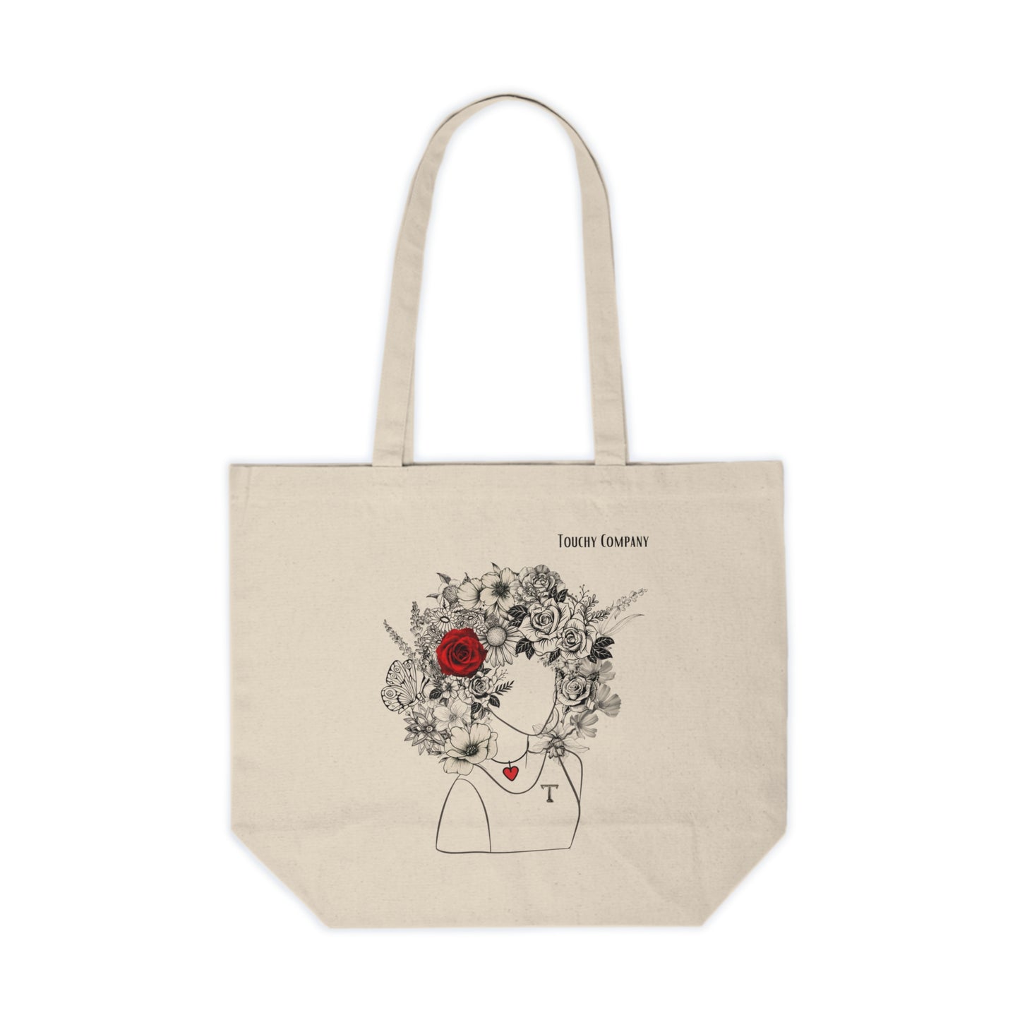 Red Rose Girl, Shopping Tote