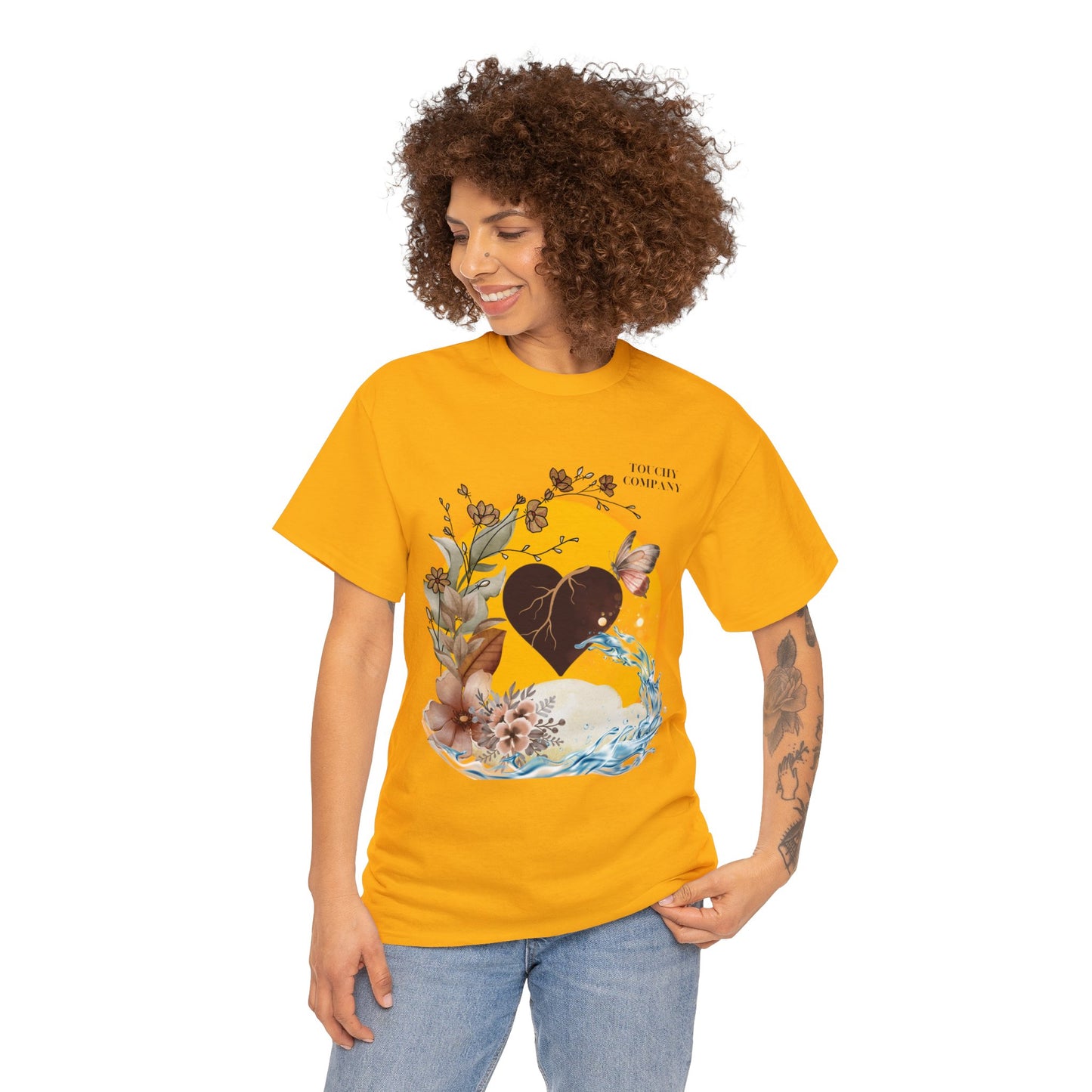 Brown Skin Heart, Unisex T-shirt