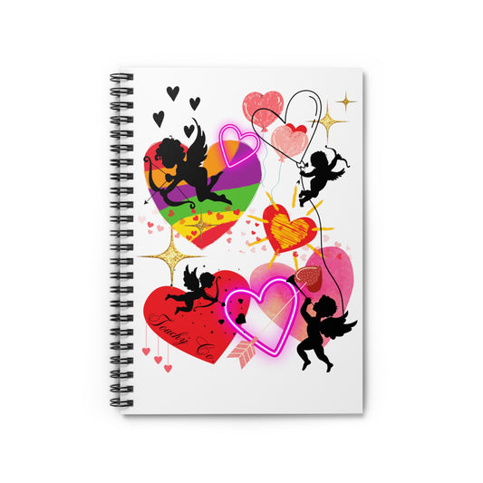 Cupid Love, Spiral Notebook - Ruled Line