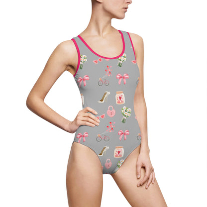 Love Notes, Classic One-Piece Swimsuit