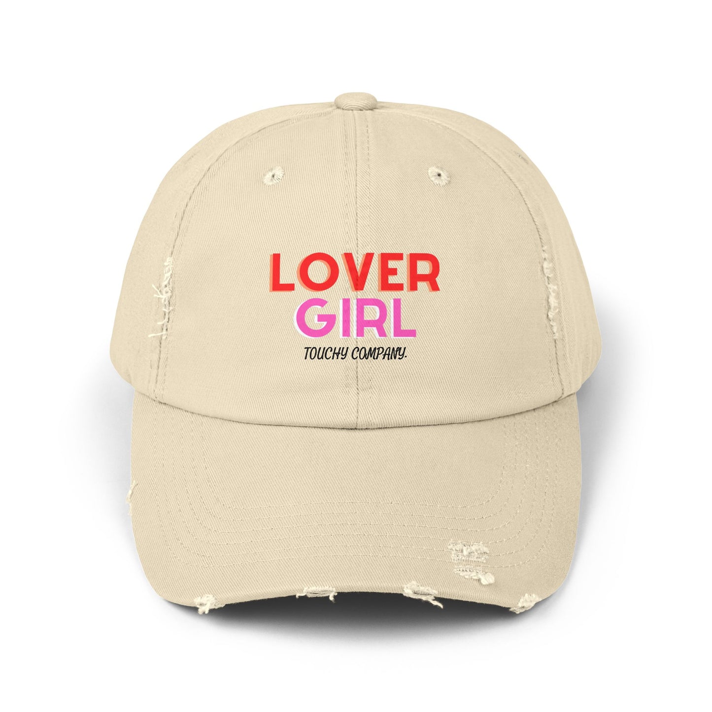 Lover Girl Unisex Distressed Cap