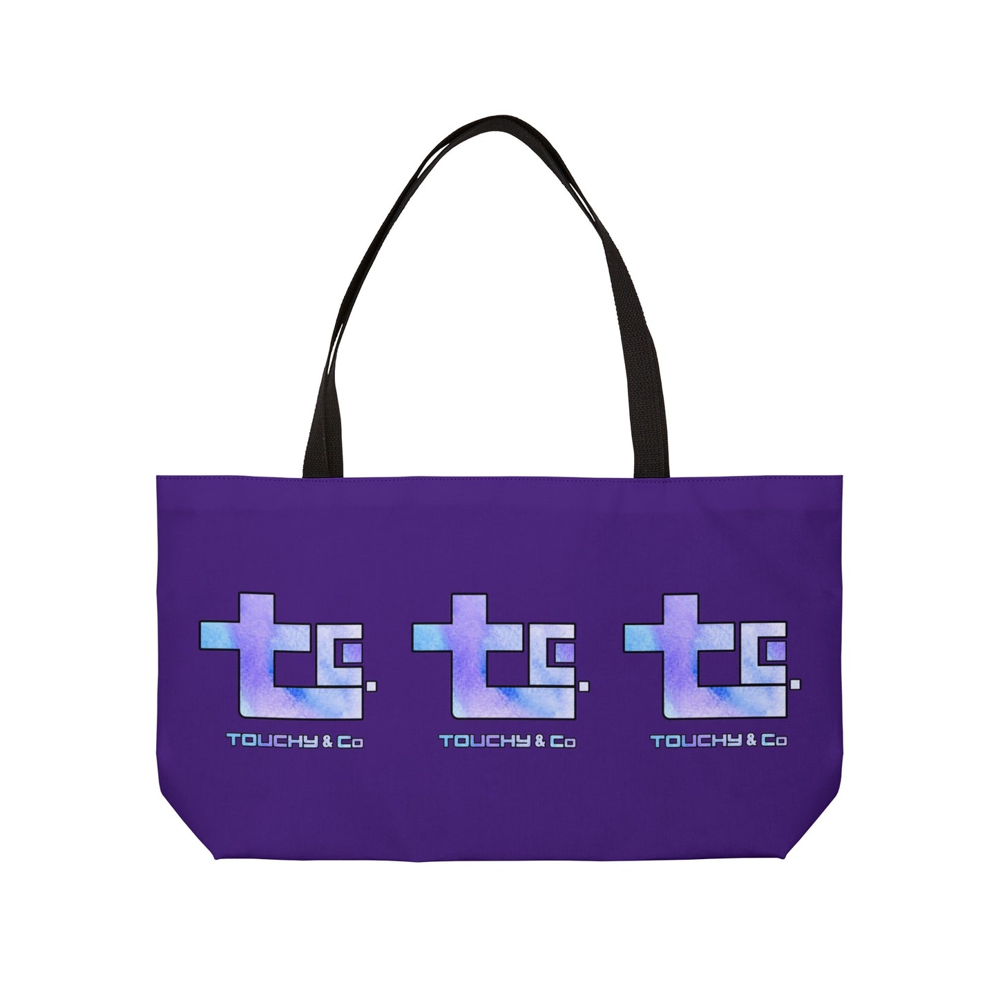 Touchy Co. Logo, Weekender Tote Bag