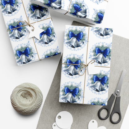 Siliver Bell Gift Wrap Papers