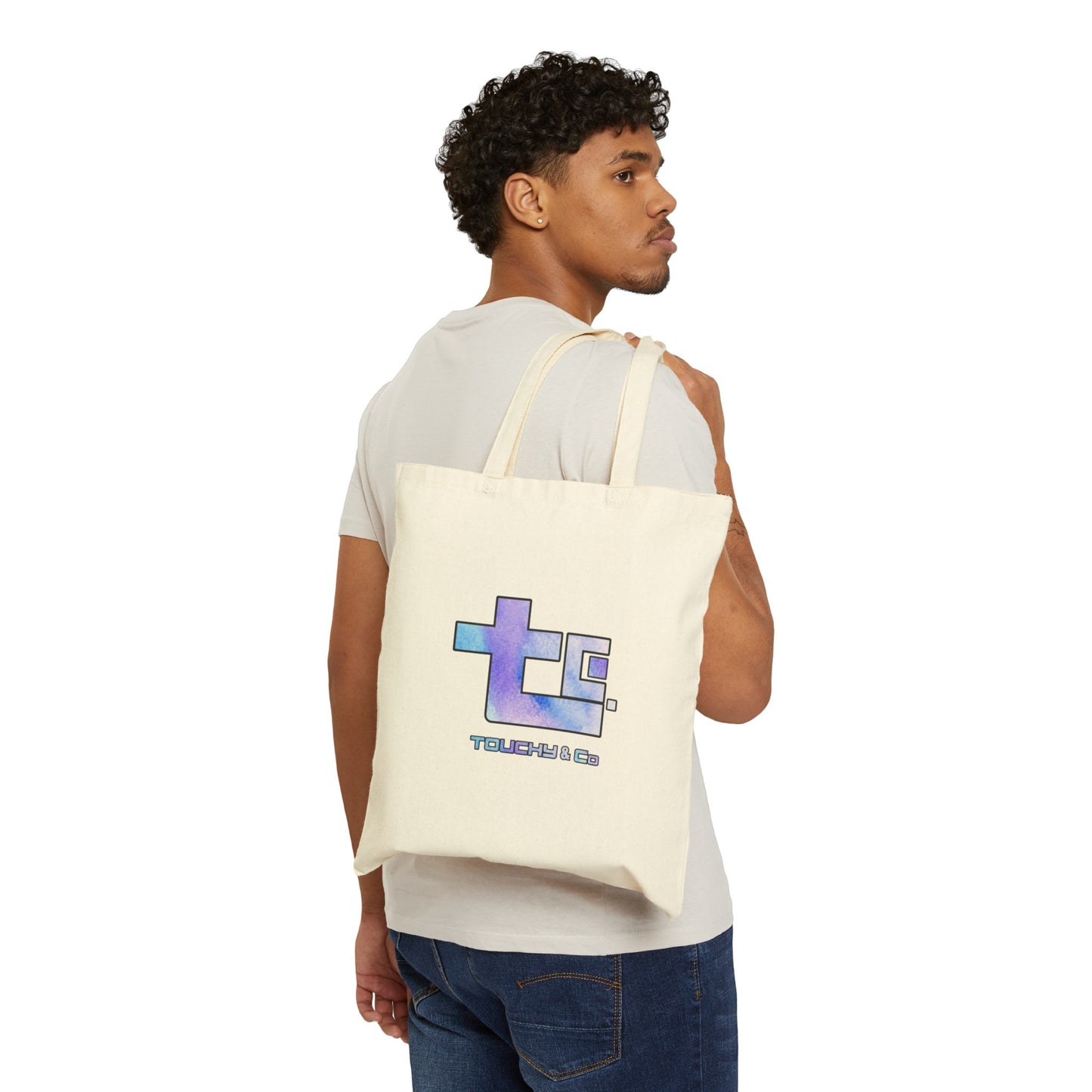 Touchy Co. Logo, Tote Bag