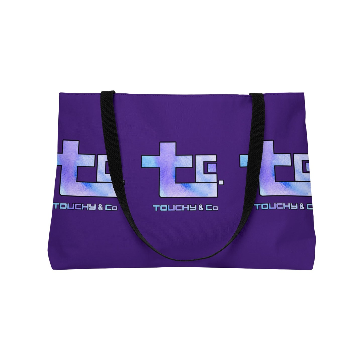 Touchy Co. Logo, Weekender Tote Bag