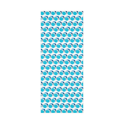 Blue Face Santa Gift Wrap Papers