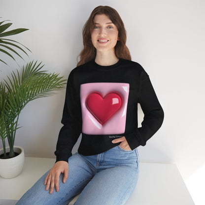 Bubble Heart, Unisex Crewneck Sweatshirt