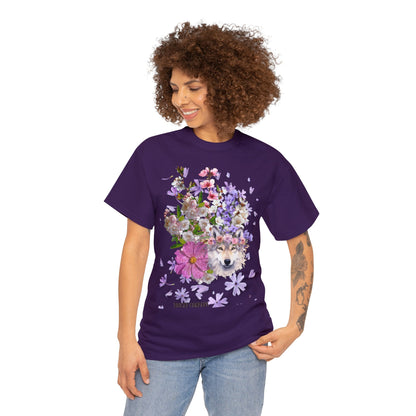 Flower Wolf, Unisex T-shirt