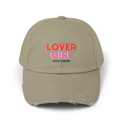 Lover Girl Unisex Distressed Cap